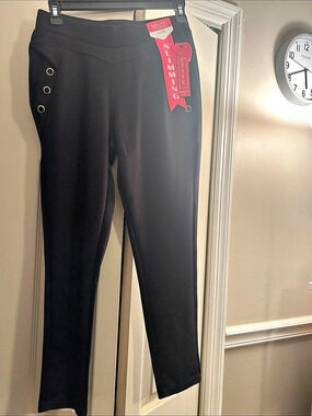 Maze Collection Scuba Slimming Pants in Black Small